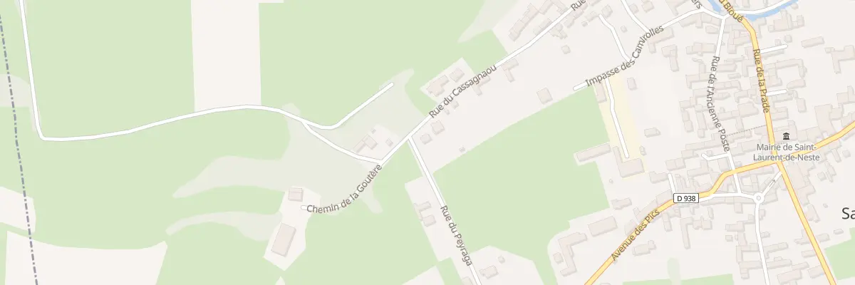 Plan du 10 Rue du Peyraga à Saint-Laurent-de-Neste