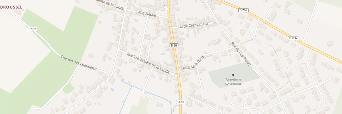 Plan du 22 Rue du Gen de Gaulle au Breil-sur-Mérize