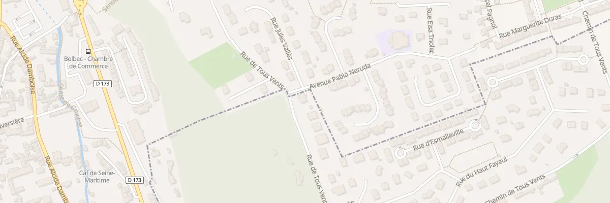 Plan du 716 Rue de Tous Vents à Gruchet-le-Valasse
