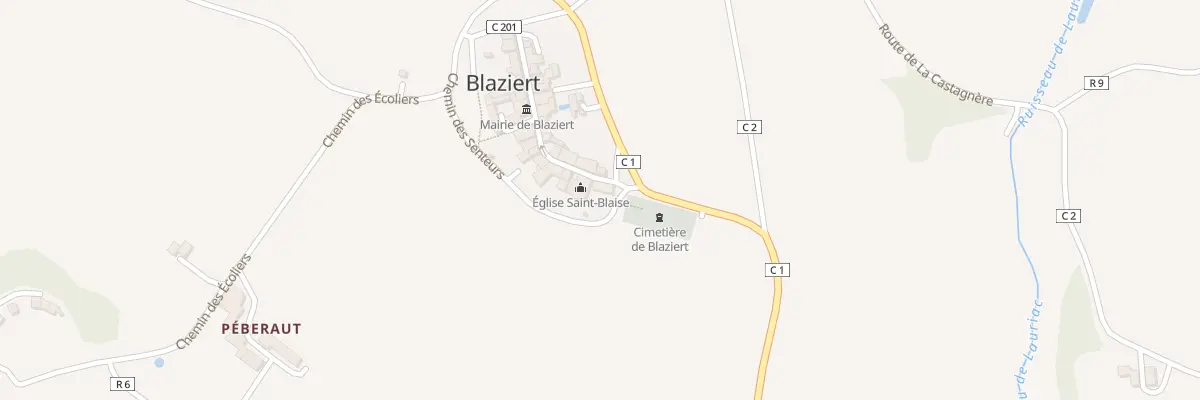 Plan du 5045 Village à Blaziert