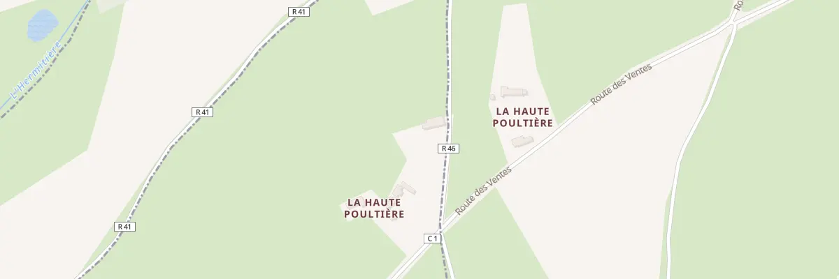 Plan du 5350 La Haute Poultiere à Saint-Vincent-du-Lorouër