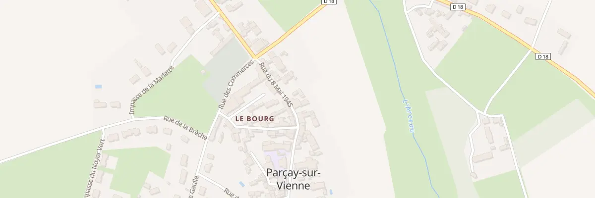 Plan du 9 Rue du 8 Mai 1945 à Parçay-sur-Vienne