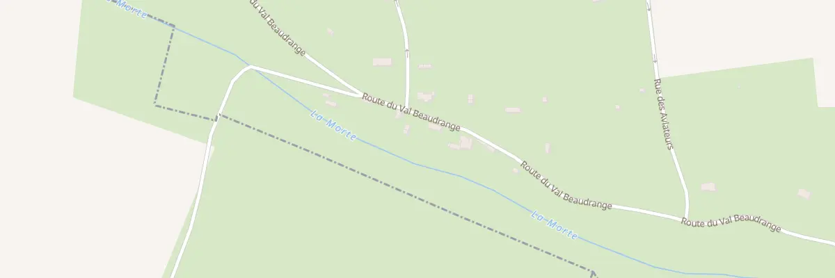 Plan du 340 Rte du Val de Beaudrange à Barville