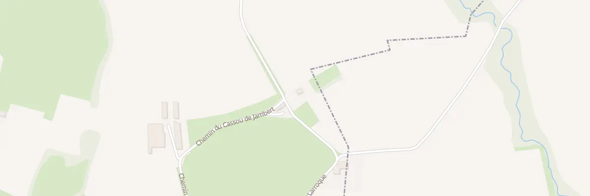 Plan du 14 Che du Cassou de Jambert à Puntous