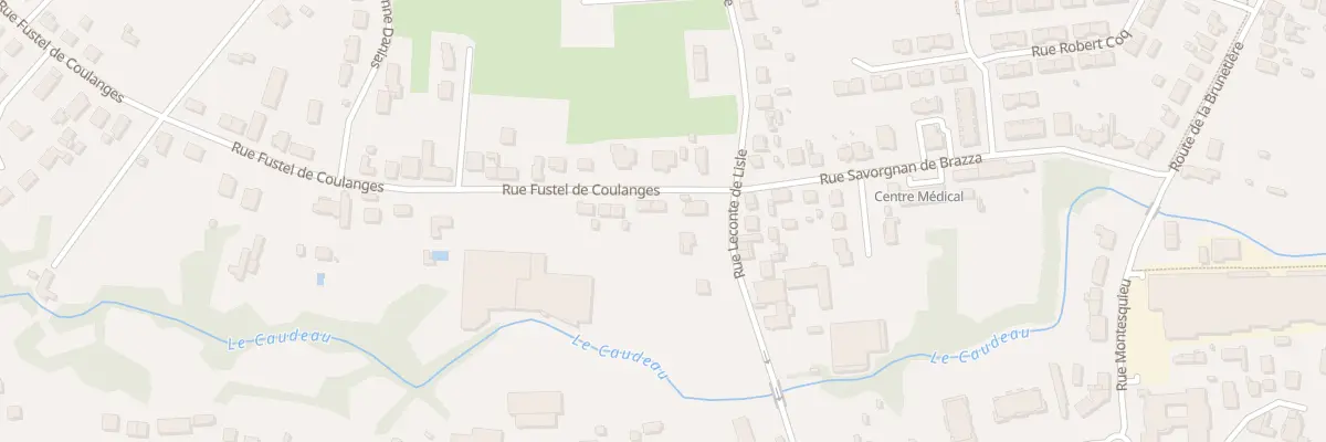 Plan du 4 Rue Fustel de Coulanges à Bergerac