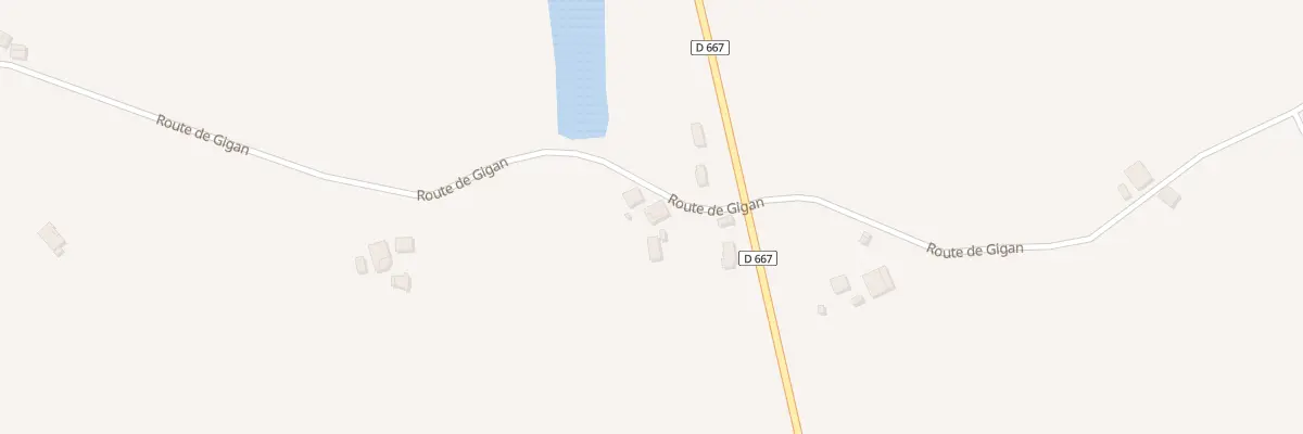 Plan du 1630 Rte de Gigan à Coulx