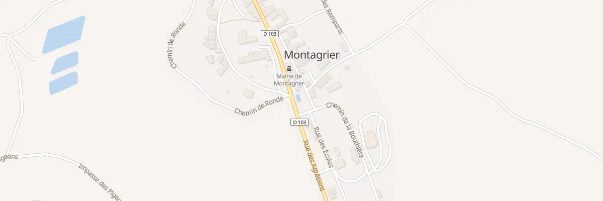 Plan du 6 Rue des Agrésiens à Montagrier
