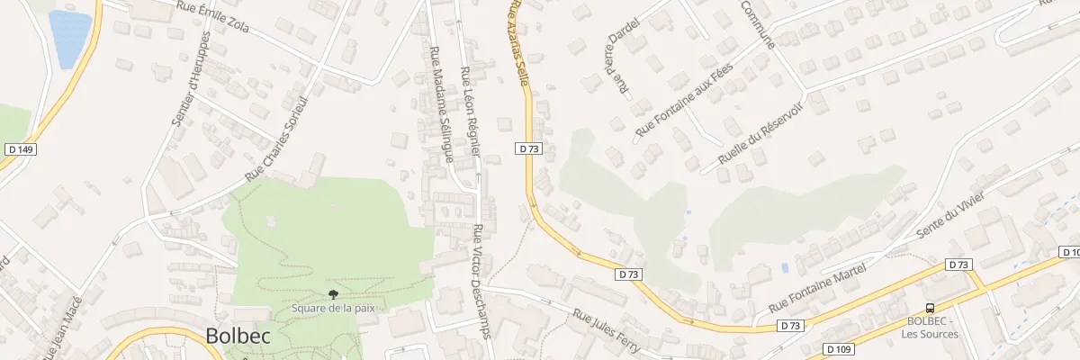 Plan du 46 Rue Azarias Selle à Bolbec