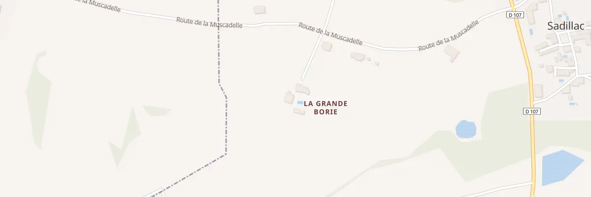Plan du 2 La Grande Borie à Sadillac