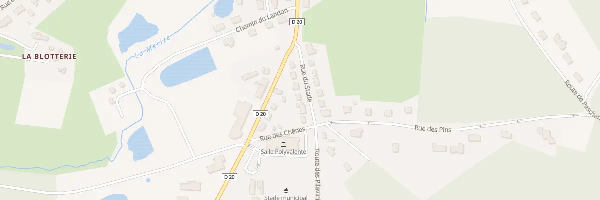 Plan du 8 Rue du Stade au Breil-sur-Mérize