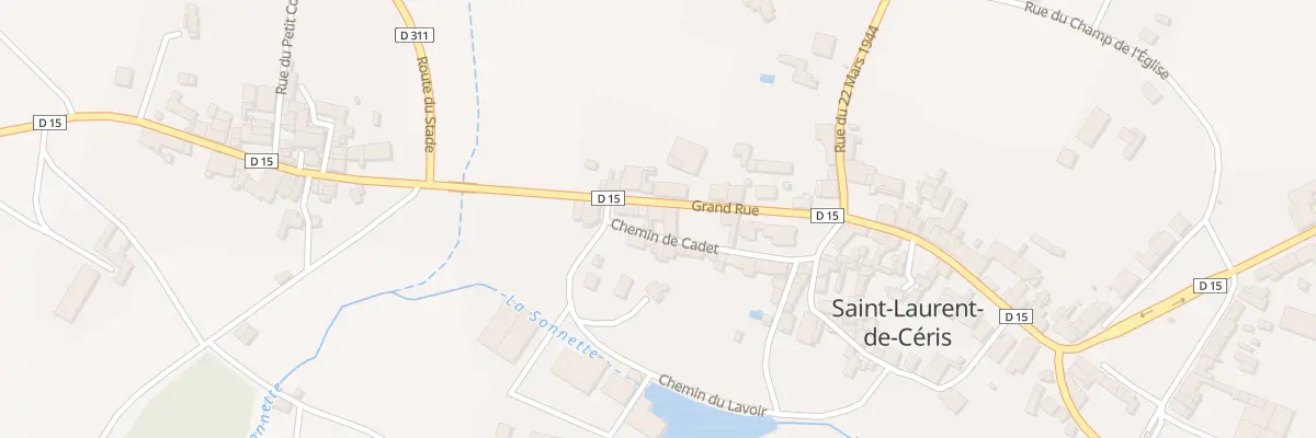 Plan du 31 Grand Rue à Saint-Laurent-de-Céris
