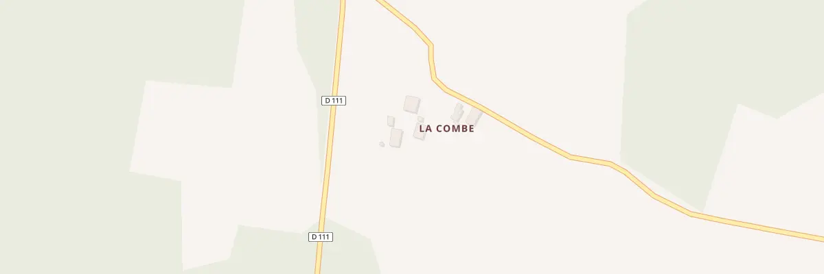 Plan du 3 La Combe à Mainzac