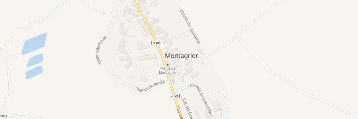 Plan du 1 Pl du Tailleur à Montagrier