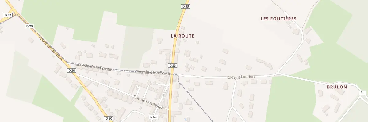Plan du 11 La Route à Nuillé-le-Jalais