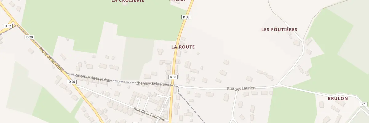 Plan du 7 La Route à Nuillé-le-Jalais