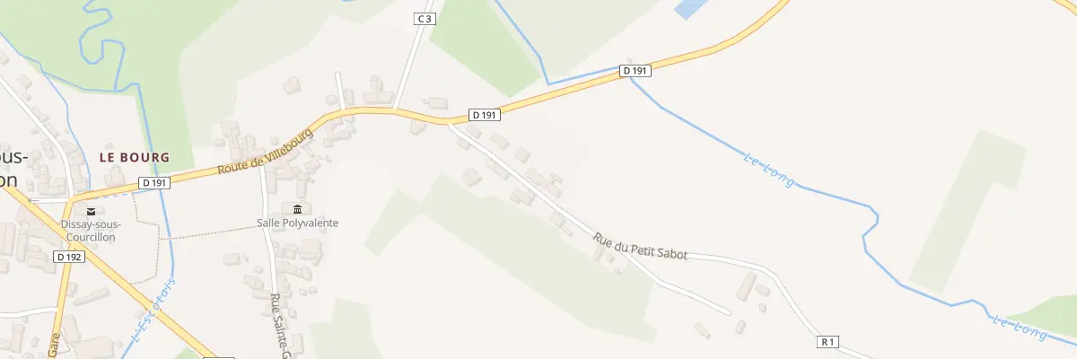 Plan du 3 Rue du Petit Sabot à Dissay-sous-Courcillon