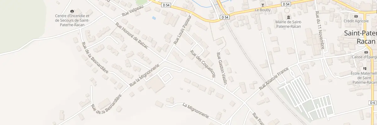 Plan du 9 Rue des Coquelicots à Saint-Paterne-Racan