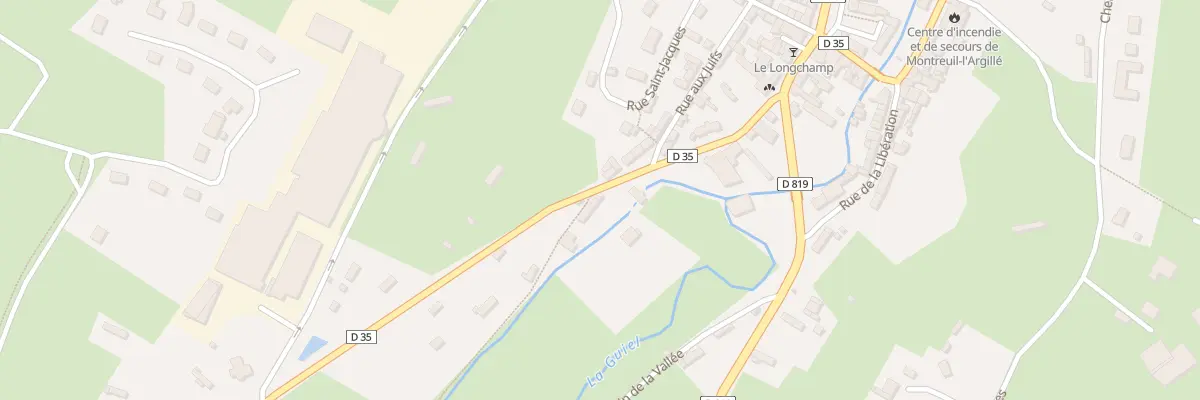 Plan du 5B Rue du Moulin à Montreuil-l’Argillé