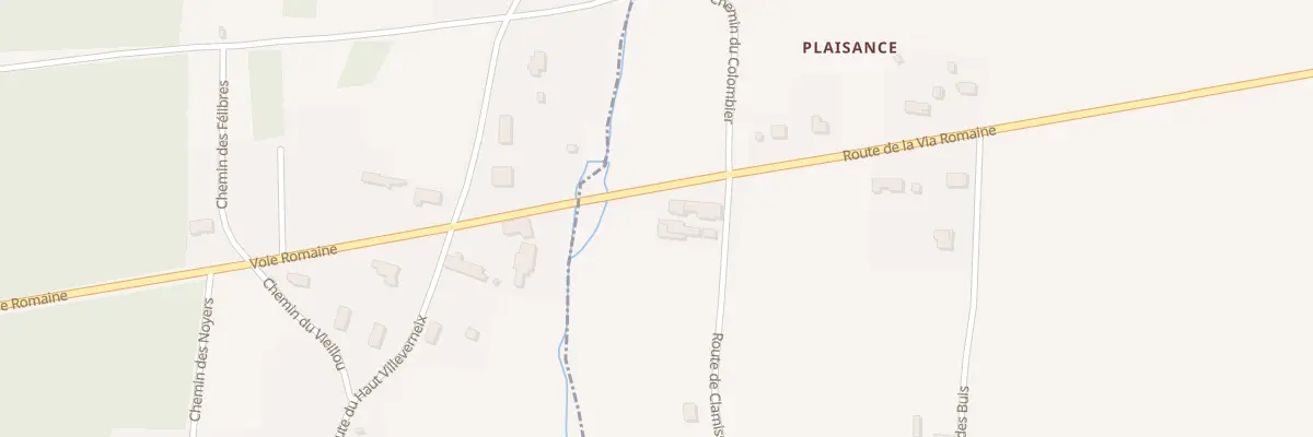Plan du 61 Clamissac à Vallereuil