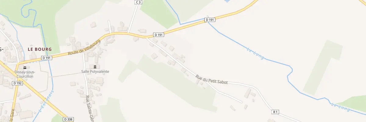 Plan du 7 Rue du Petit Sabot à Dissay-sous-Courcillon