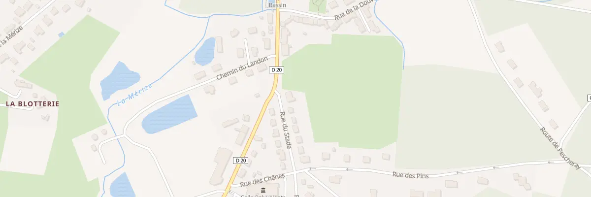 Plan du 1 Rue du Stade au Breil-sur-Mérize