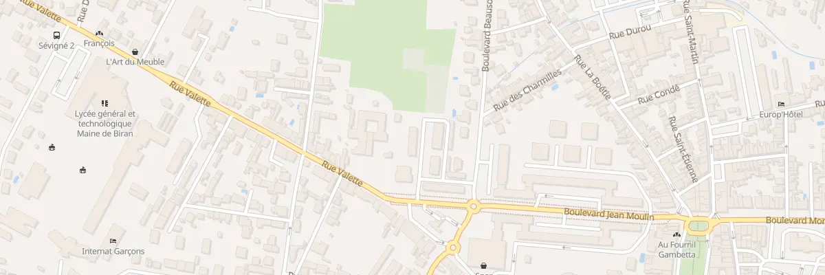 Plan du 9002 Bd Jean Moulin à Bergerac
