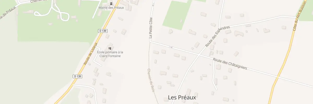 Plan du 260 La Petite Cote aux Préaux