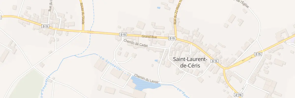 Plan du 5 Che de Cadet à Saint-Laurent-de-Céris