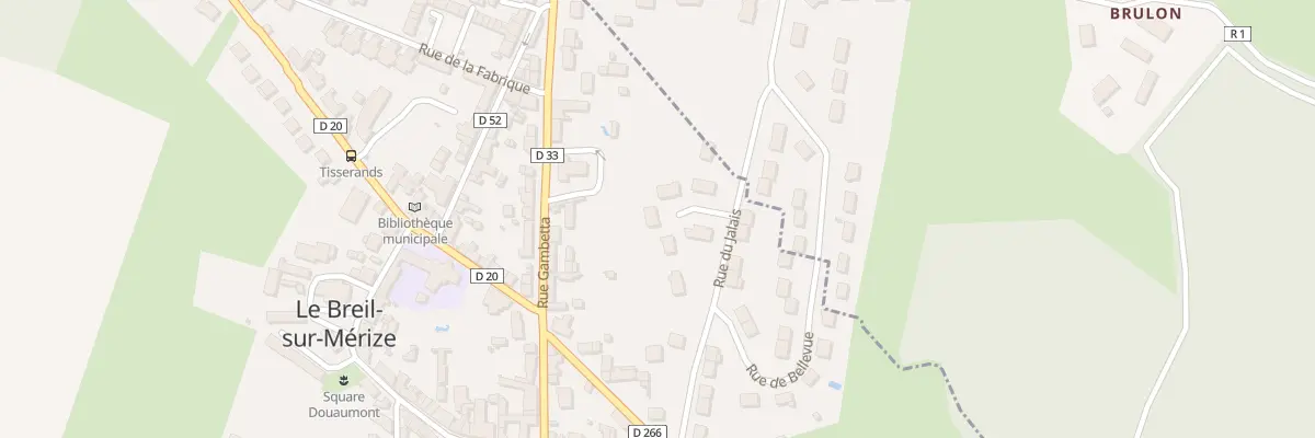 Plan du 3 Imp du Jalais au Breil-sur-Mérize