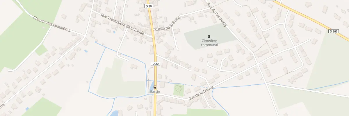Plan du 3 Imp du Parc au Breil-sur-Mérize