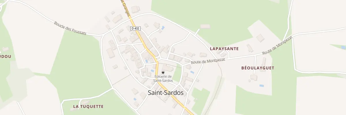 Plan du 28 Le Bourg à Saint-Sardos