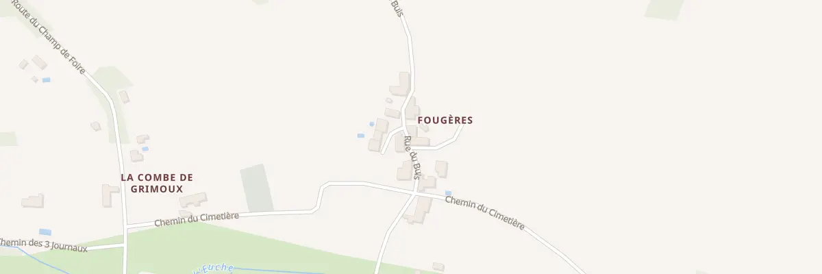 Plan du 6 Fougeres à Chapdeuil