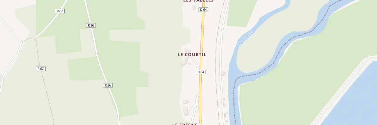Plan du 1 Le Courtil à Flée