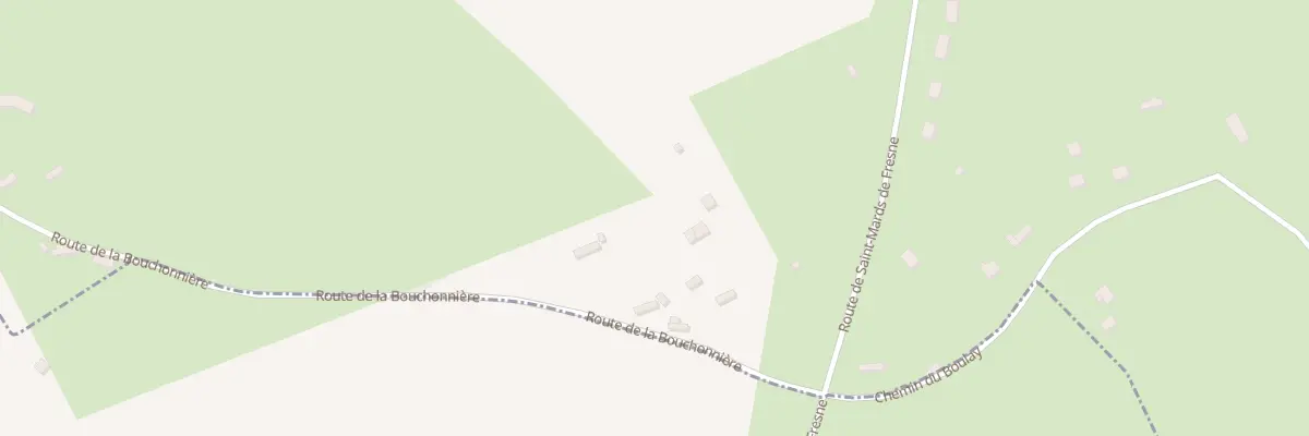 Plan du 12 Rte de Saint Mards de Fresne à Saint-Vincent-du-Boulay