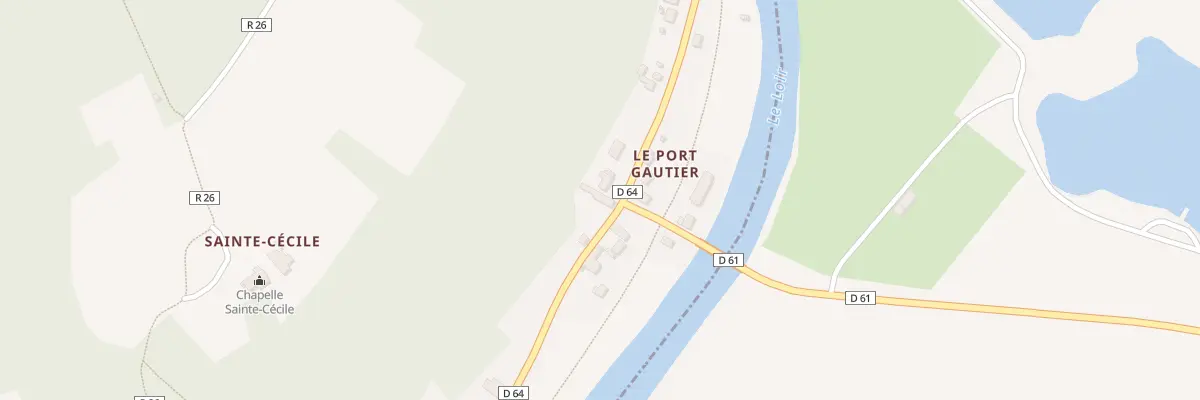 Plan du 1 Le Port Gautier à Flée