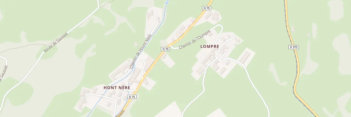 Plan du 14 Rte Vallee de Nistos à Nistos