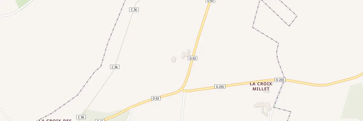 Plan du 1 La Croix Millet à Flée
