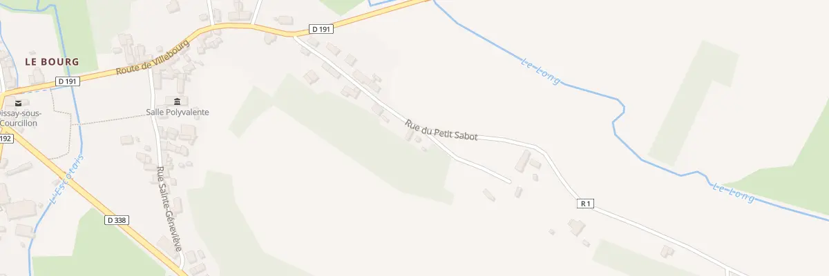 Plan du 6 Rue du Petit Sabot à Dissay-sous-Courcillon