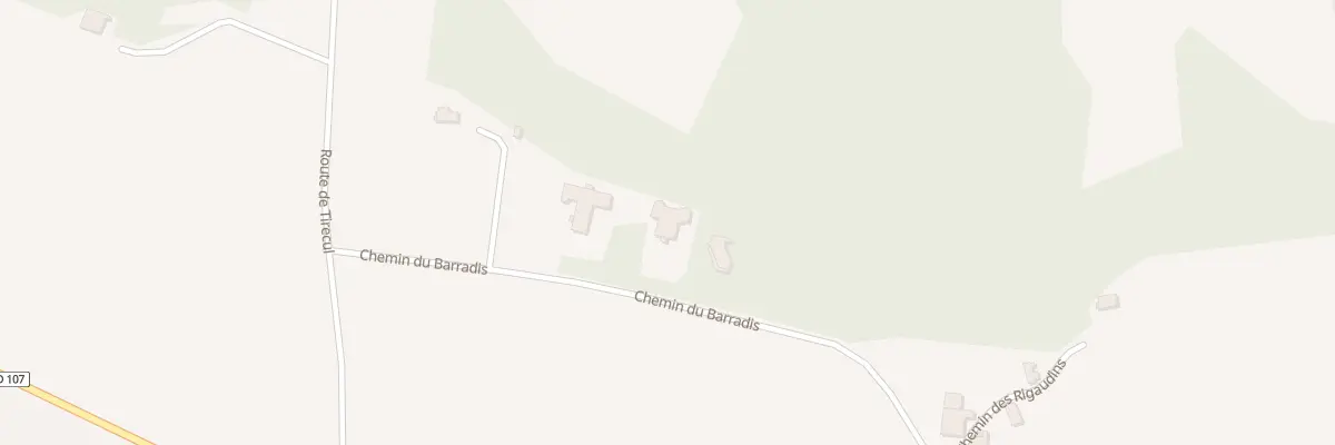 Plan du 80 Le Barradis à Monbazillac
