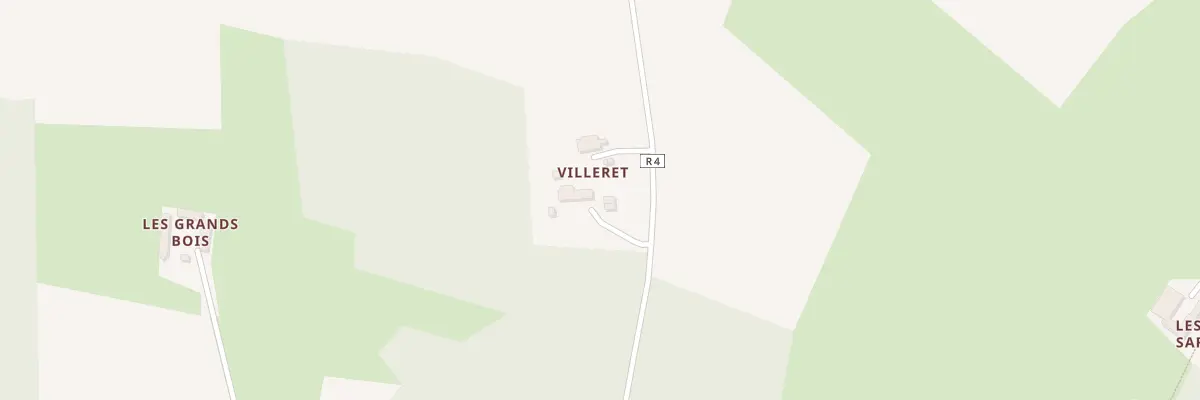 Plan du 5054 Villeret à Val-de-la-Hune