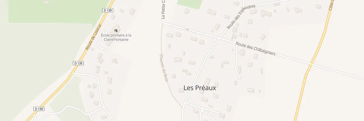 Plan du 543 Rte des Haies aux Préaux