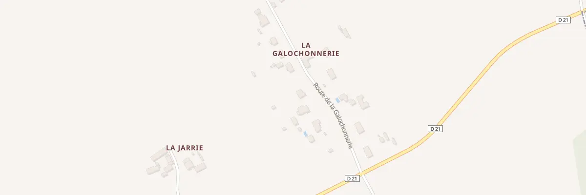 Plan du 13 Rte de la Galochonnerie à Colombiers
