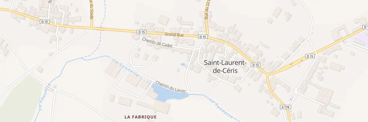 Plan du 1 Che de Cadet à Saint-Laurent-de-Céris