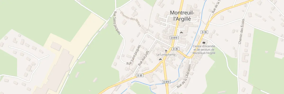 Plan du 6 Rue aux Juifs à Montreuil-l’Argillé