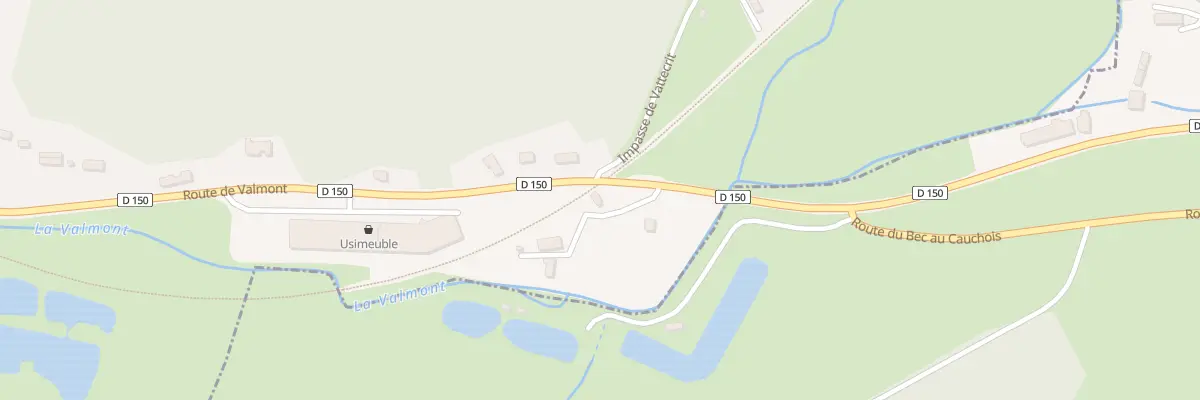 Plan du 1600 Rte de Valmont à Colleville