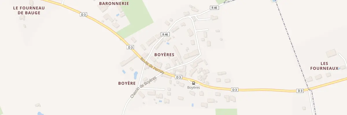 Plan du 14 Che de Boyeres à Ambillou