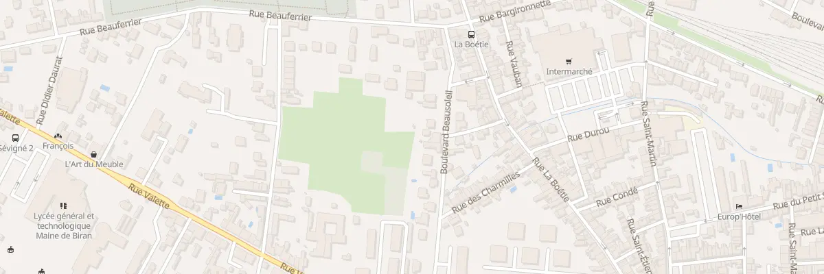 Plan du 56 Bd Beausoleil à Bergerac