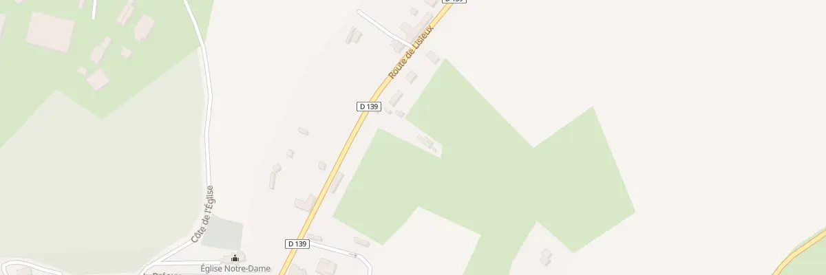Plan du 1329 Rte de Lisieux aux Préaux