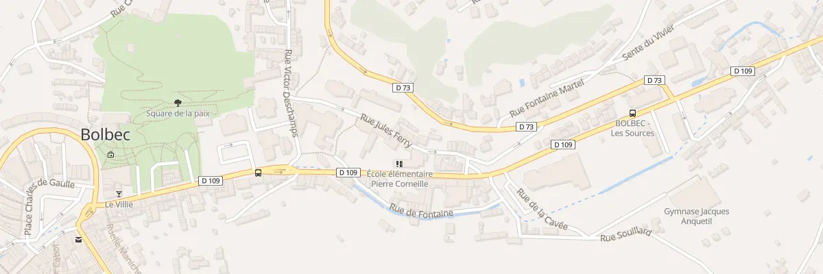 Plan du 9 Rue Jules Ferry à Bolbec