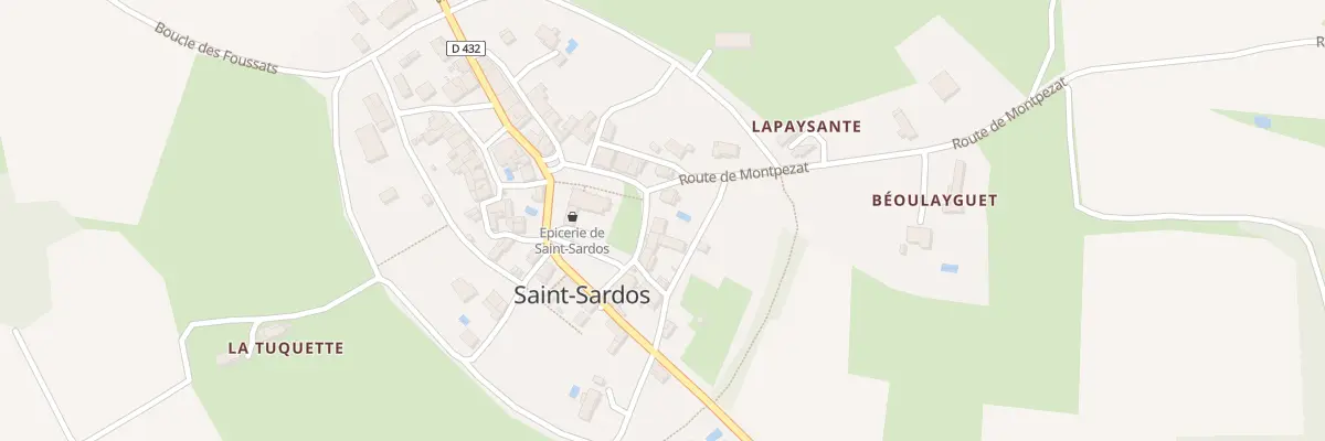Plan du 23 Le Bourg à Saint-Sardos